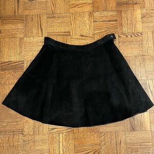 American Apparel real suede leather skirt, size L